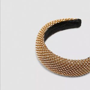 Zara Rhinestone Padded Headband